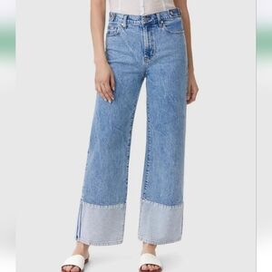 Women's Blue Wide-Leg Jeans